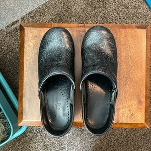 Dansko tooled clogs